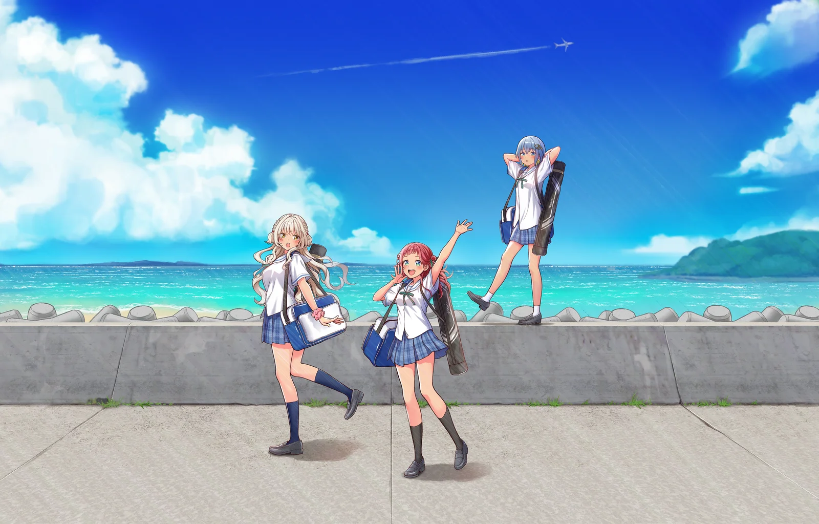 たまんちゅ！ — 沖縄の海辺を歩く少女たち